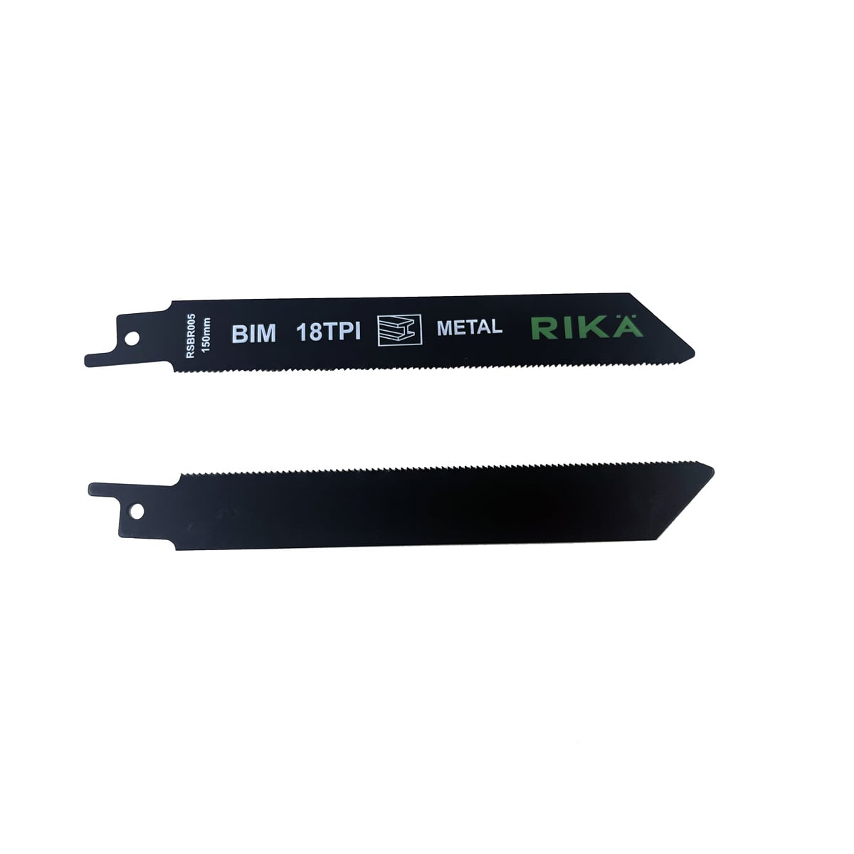 Rikä 150mm 18TPI Bi-Metal Recip Saw Blades for Metal and Wood with Nails - Pack of 5 - Type S922EF